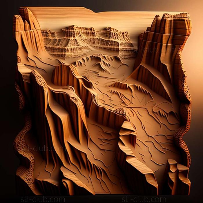 3D model grand canyon (STL)